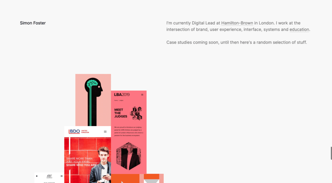 Simon Foster on Minimal Gallery