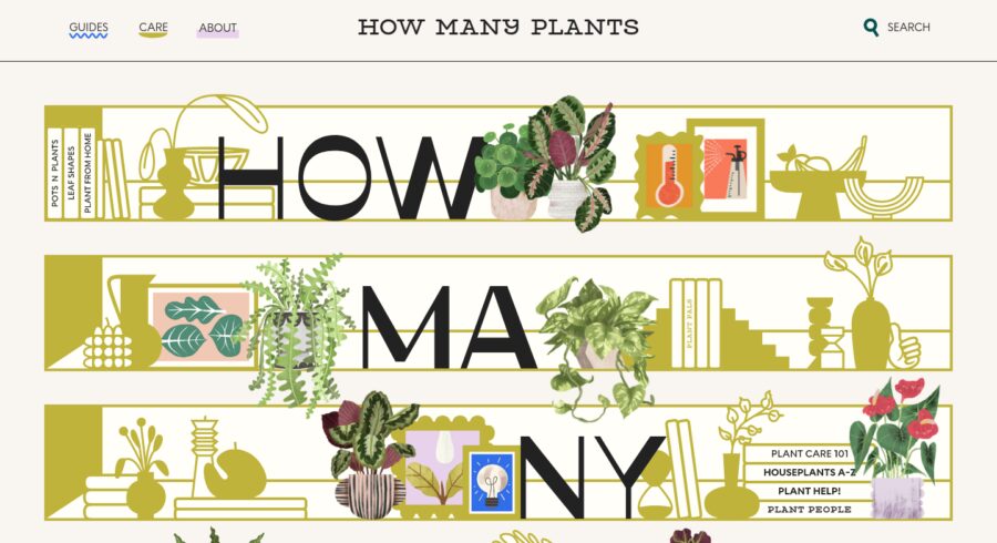 How Many Plants website
