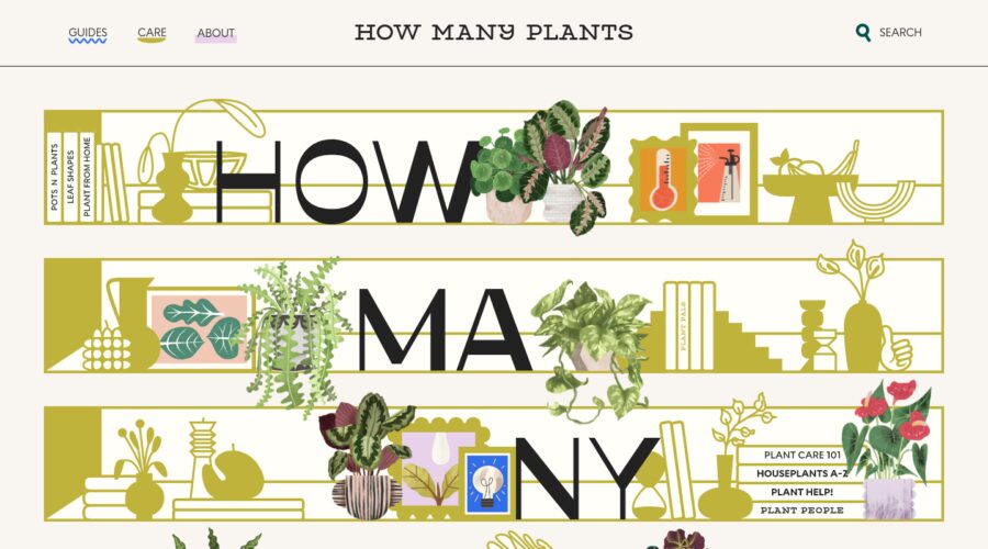 How Many Plants website