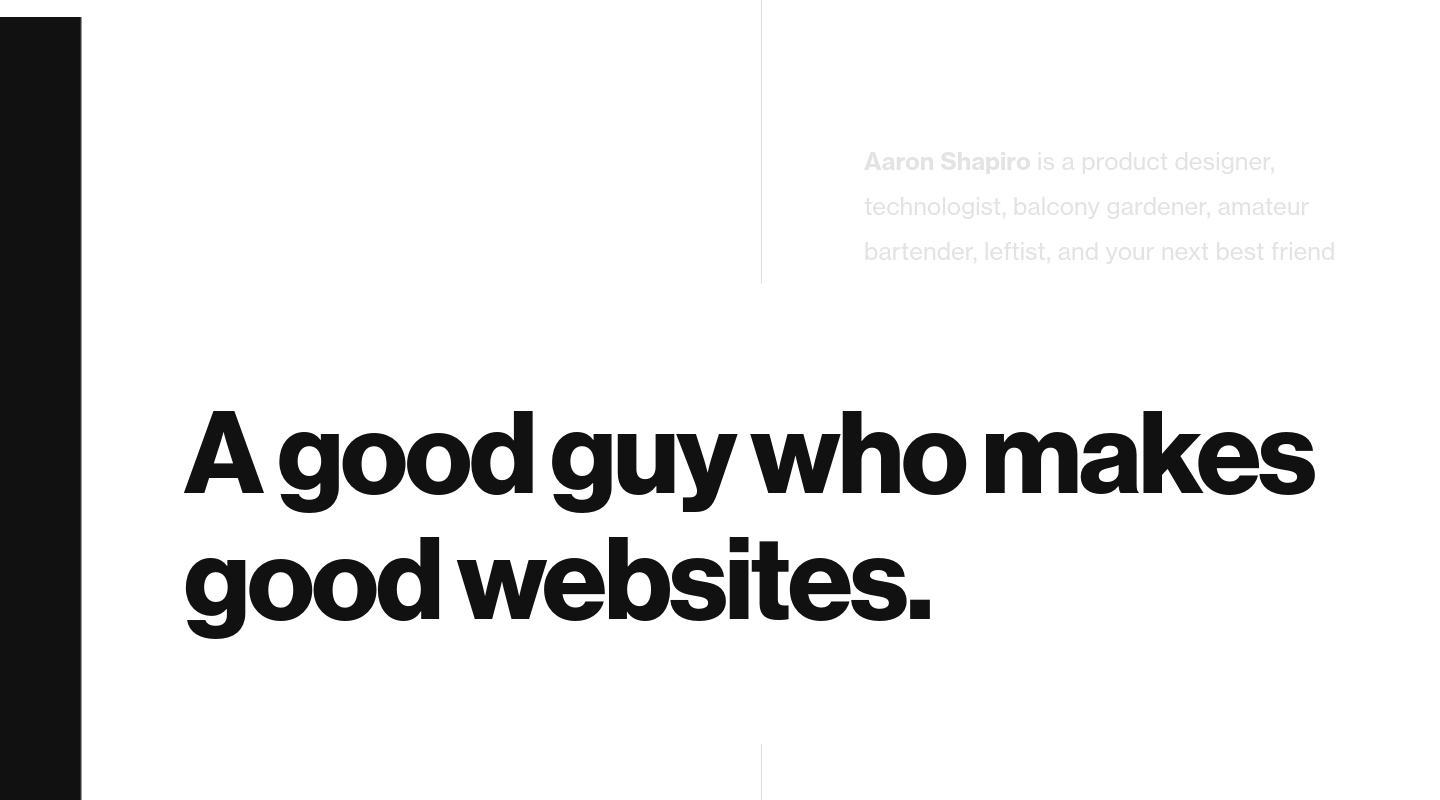 Aaron Shapiro on Minimal Gallery