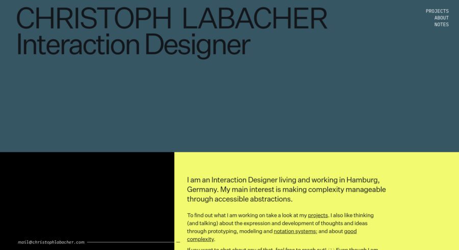 Christoph Labacher website