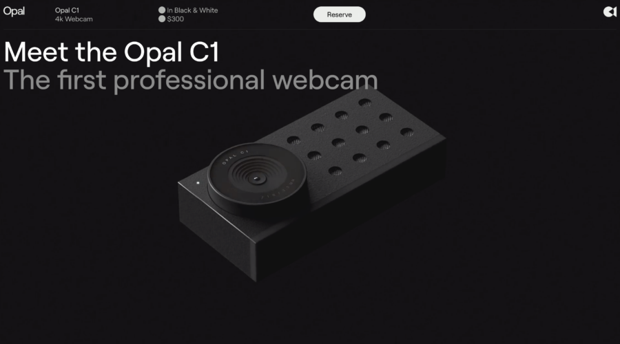 Opal Camera website