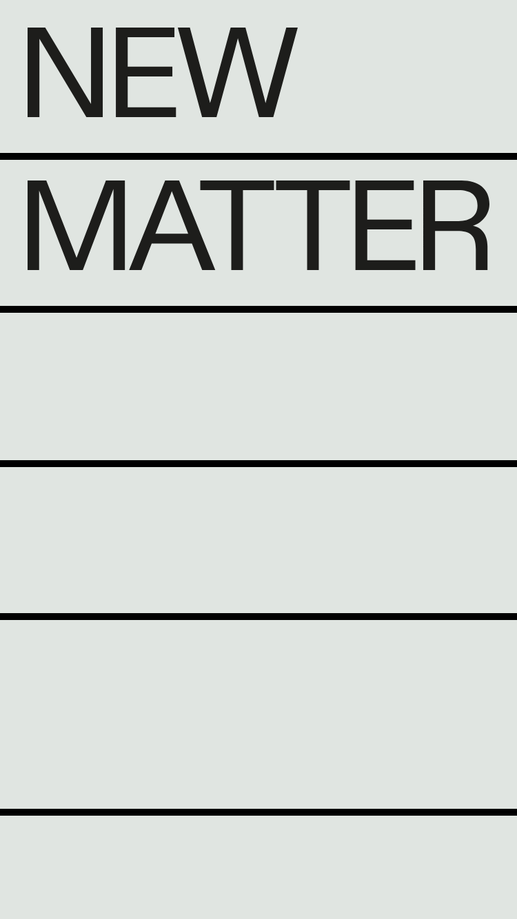 New Matter website