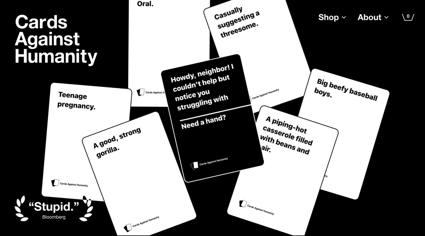 Cards Against Humanity on Minimal Gallery