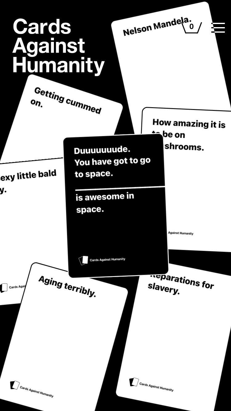 Cards Against Humanity website
