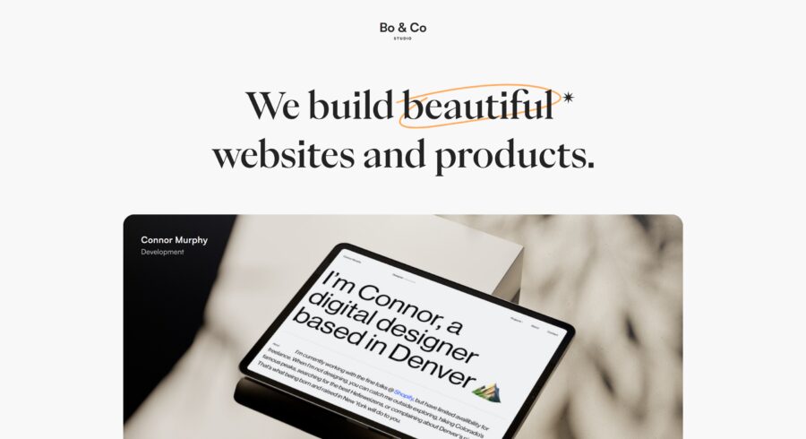 Bo & Co website