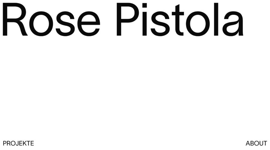 Rose Pistola website