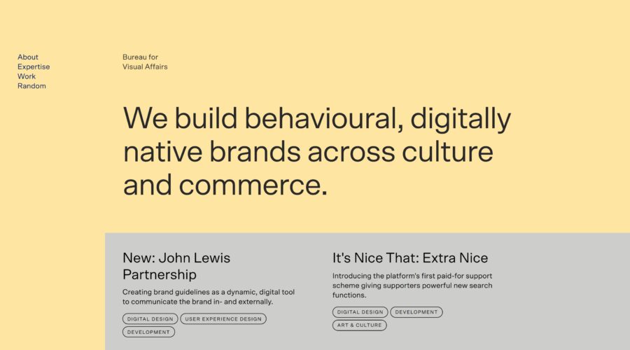 Bureau for Visual Affairs website