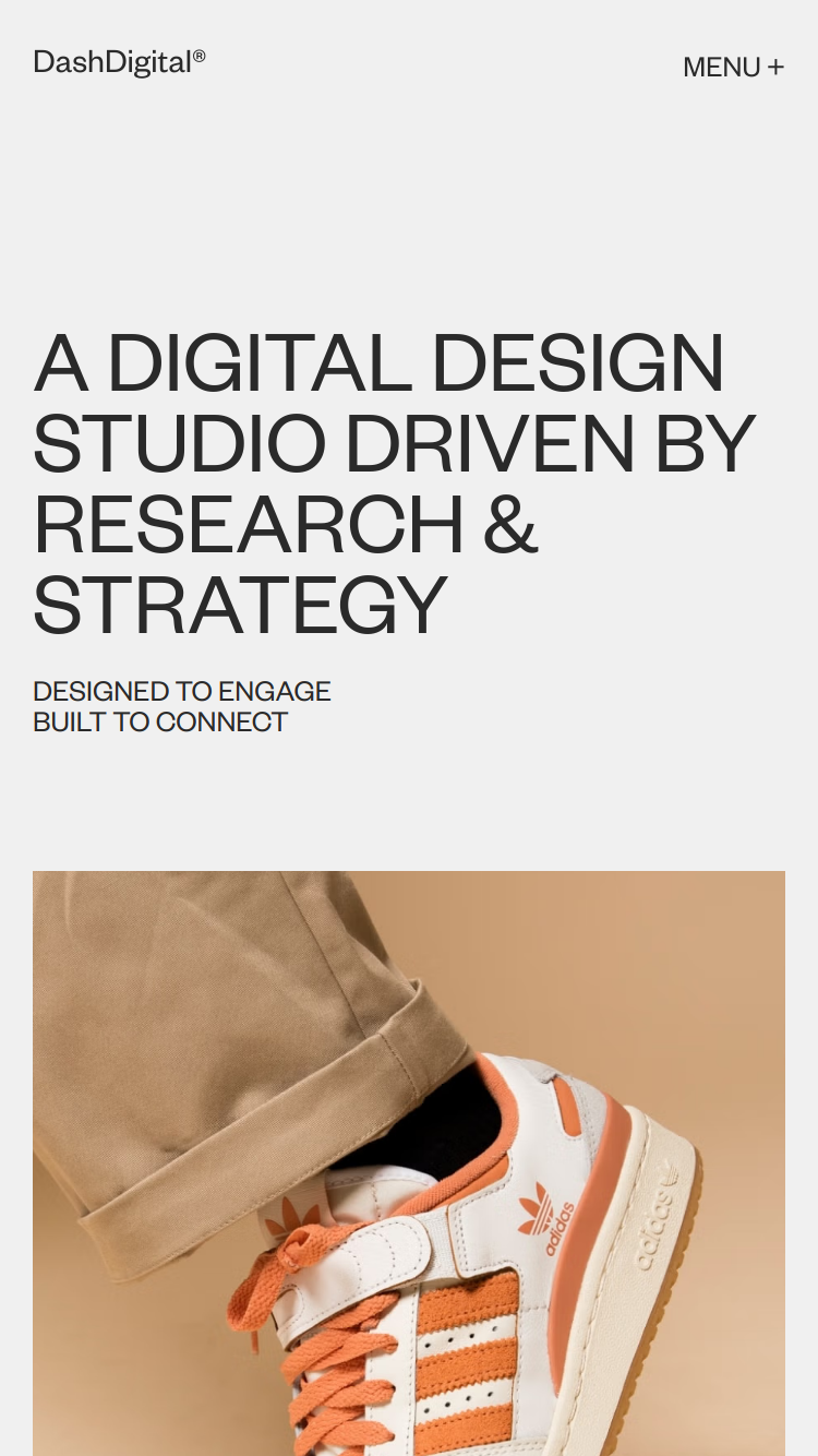 Dash Digital Studio website
