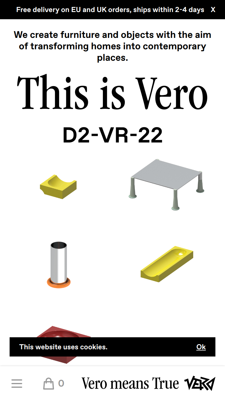 Vero International website