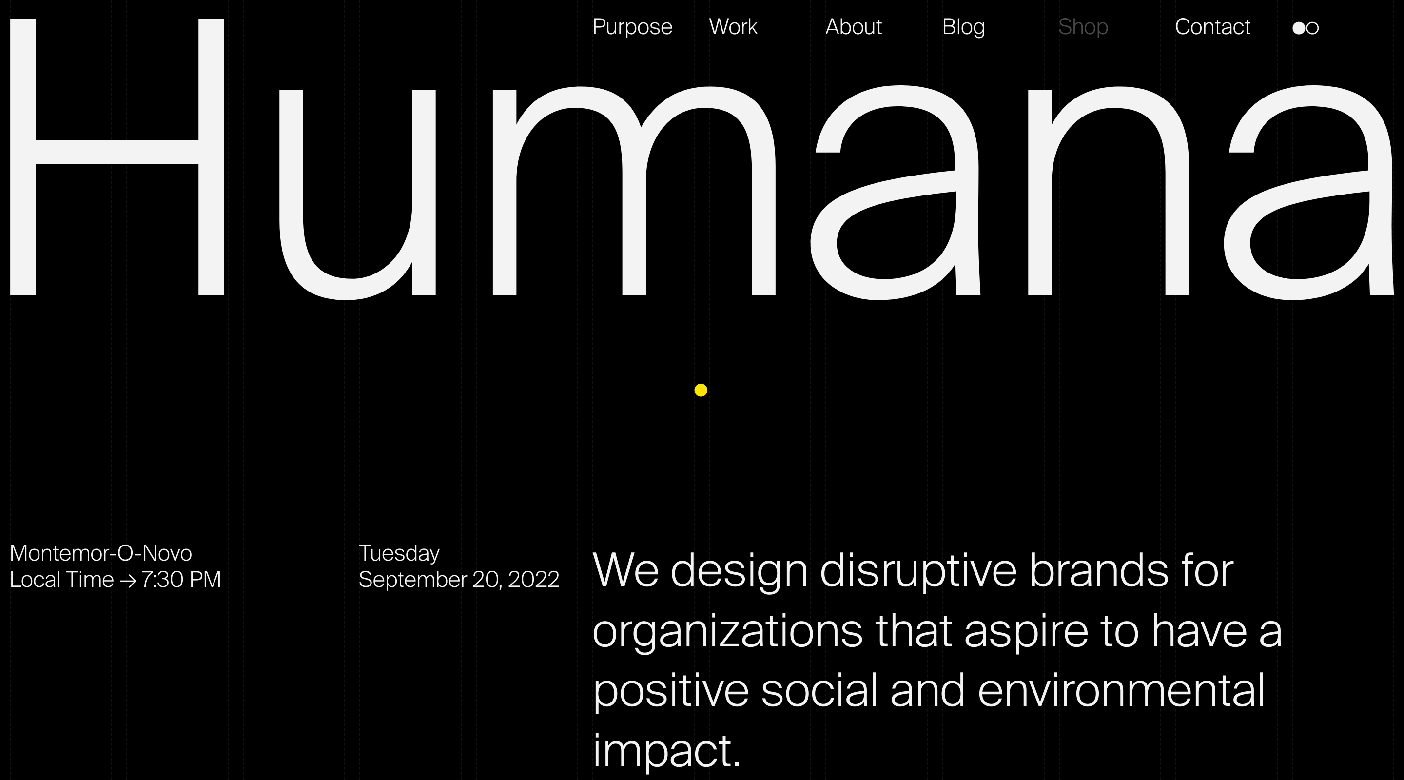 Humana Studio website