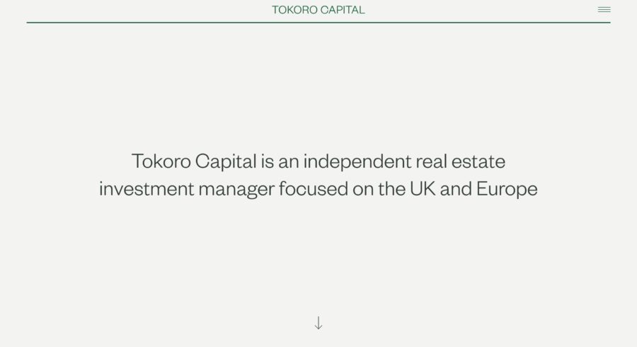 Tokoro Capital website