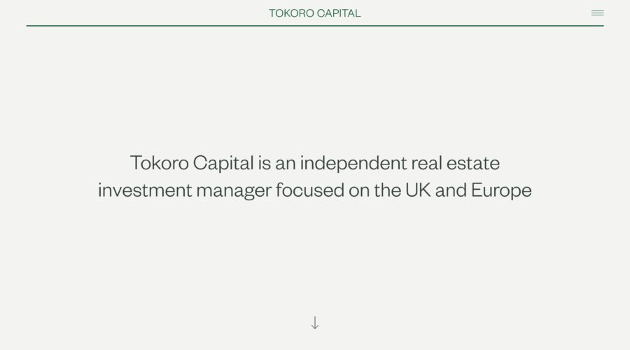 Tokoro Capital website