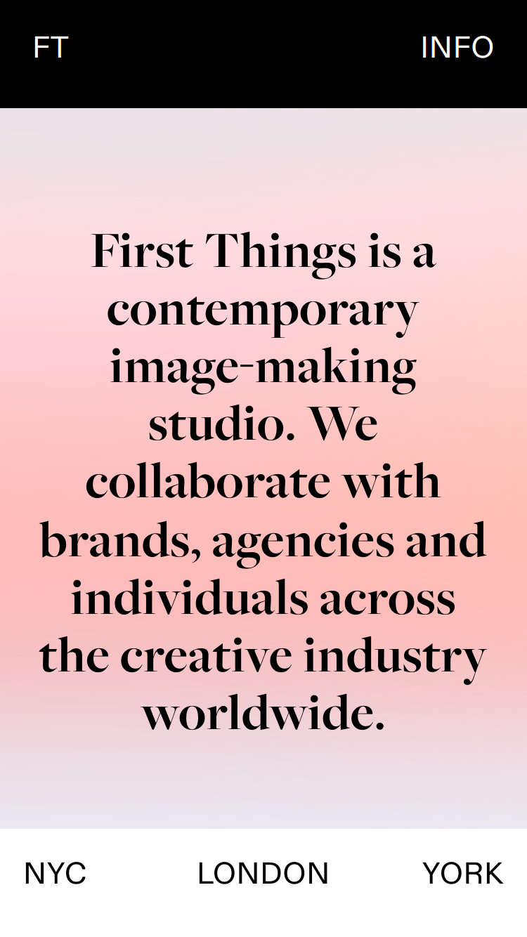 First Things website