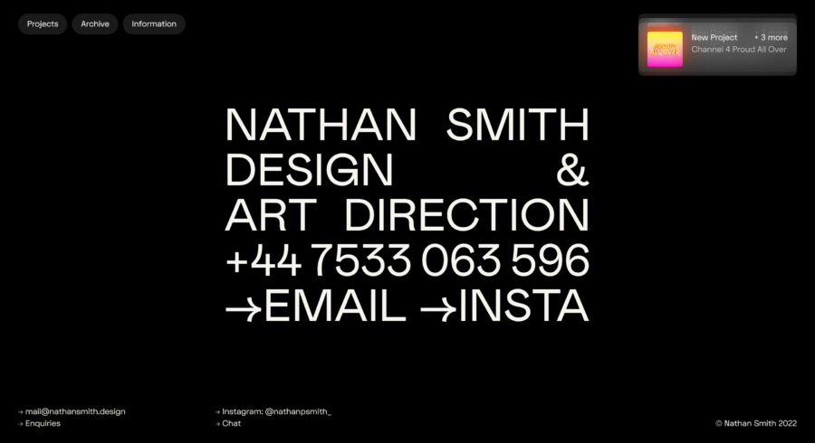 Nathan Smith website