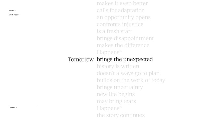 Tomorrow Happens website