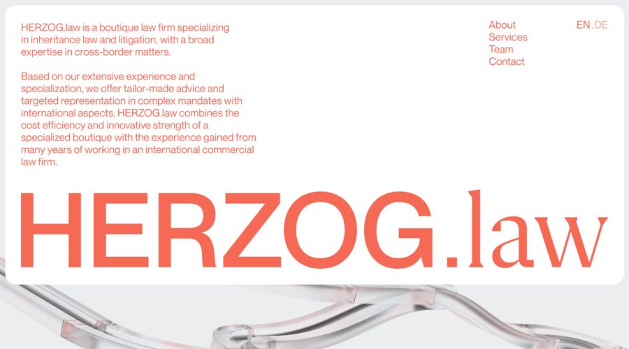 HERZOG.law website