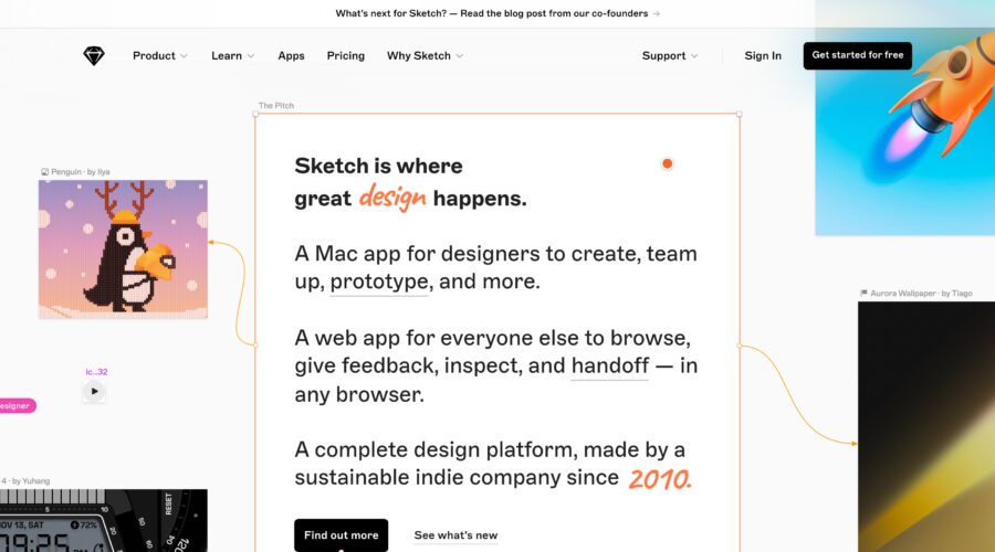 Sketch website