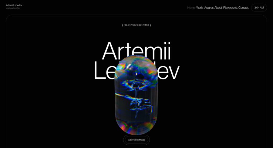 Artemii Lebedev website