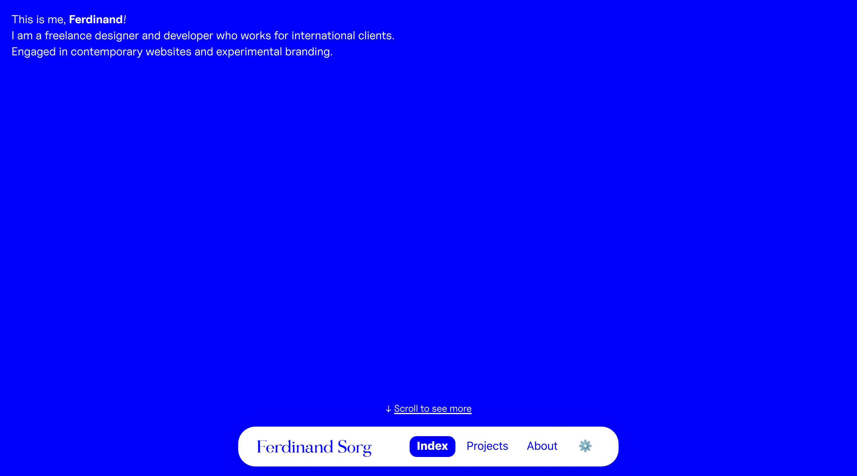 Ferdinand Sorg website