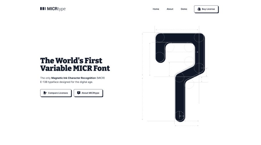 MICRtype website