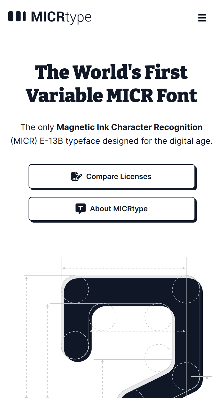 MICRtype website