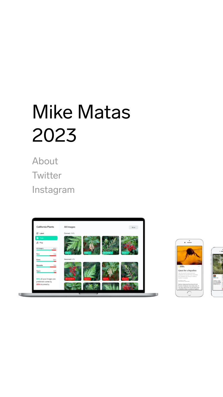 Mike Matas website