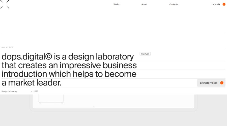 Dops Digital website