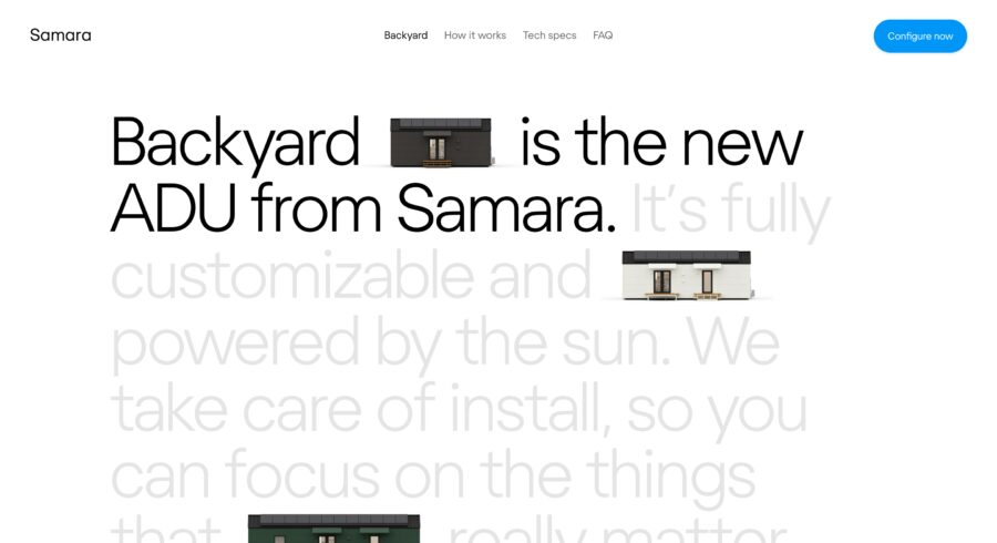 Backyard website