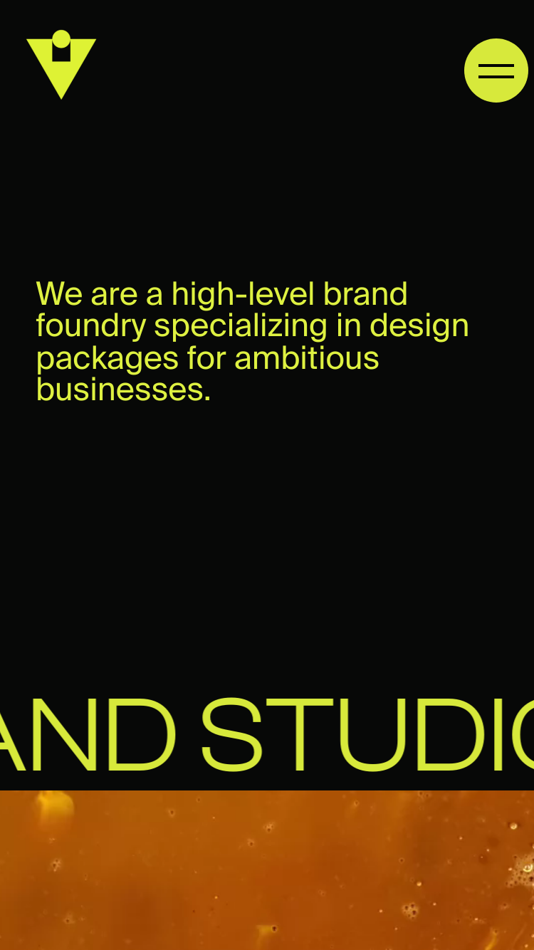 Tome Brand Studio website