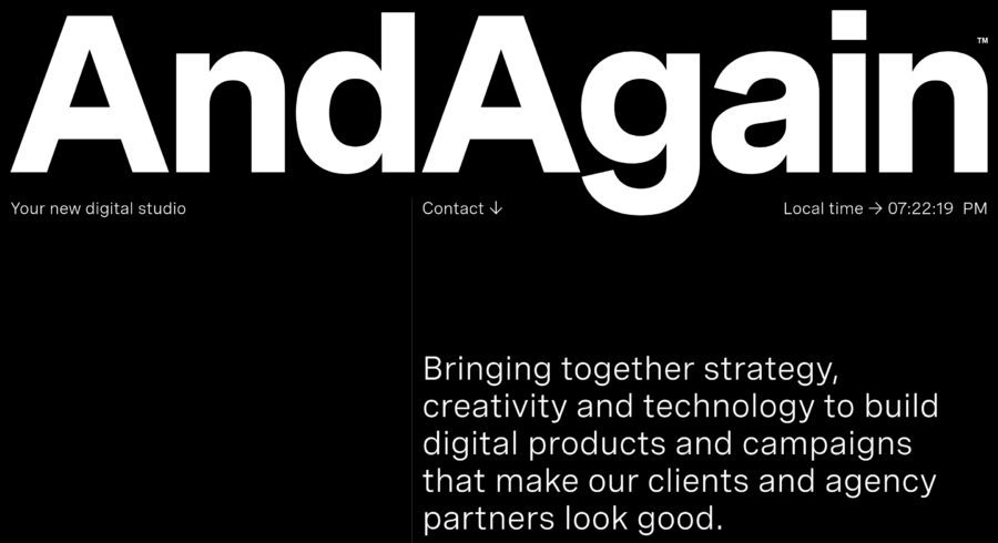 AndAgain website