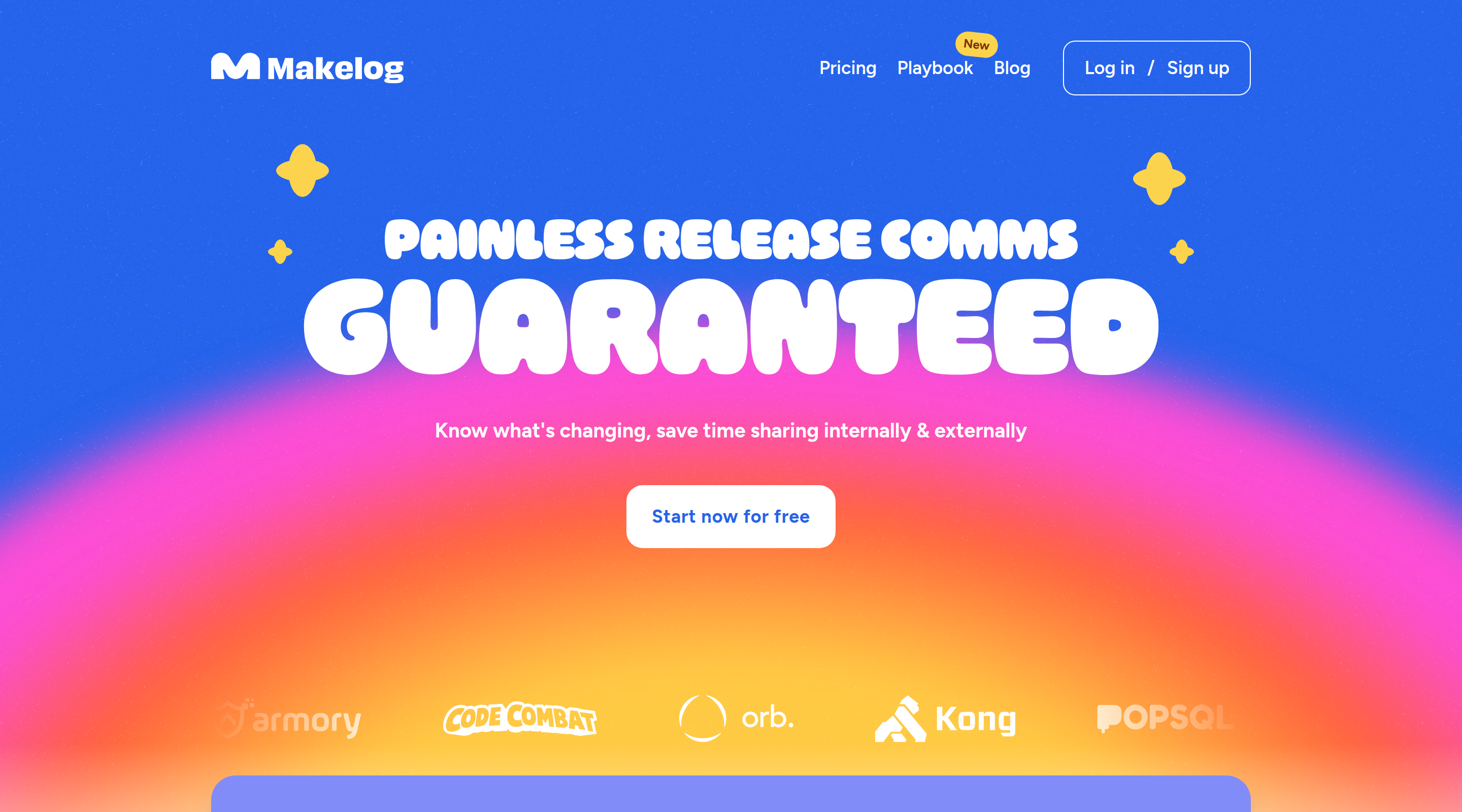 Makelog website