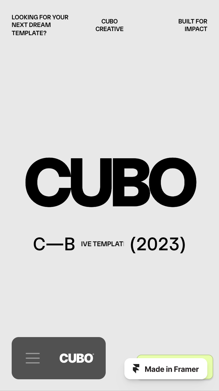 Cubo website
