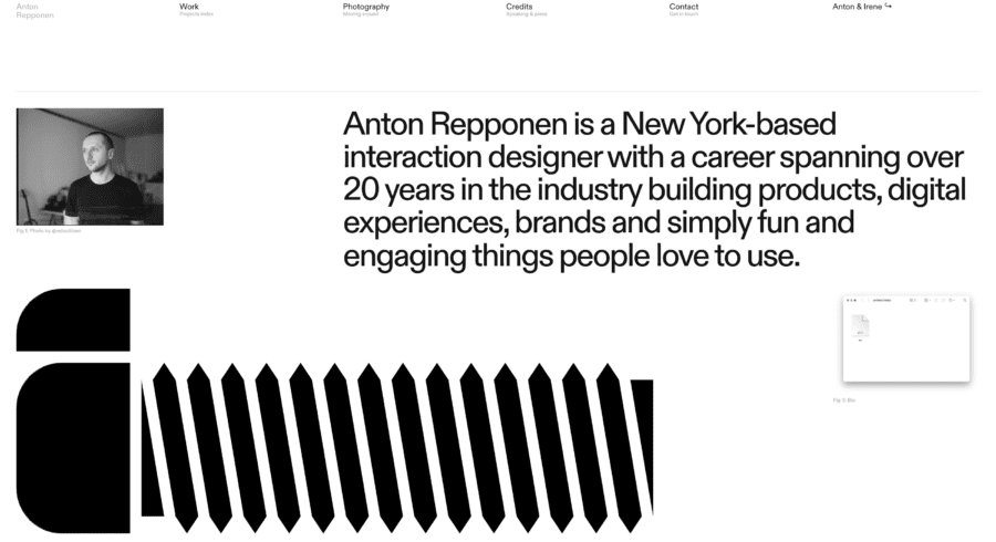 Anton Repponen website