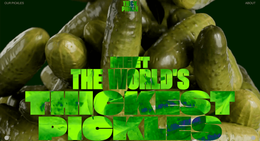 Thick Pickle website