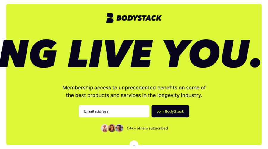 BodyStack website