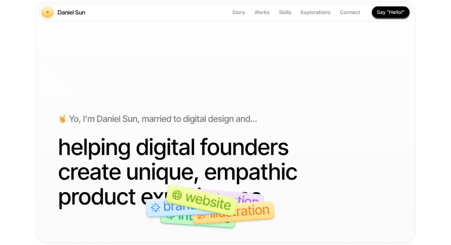 Daniel Sun website