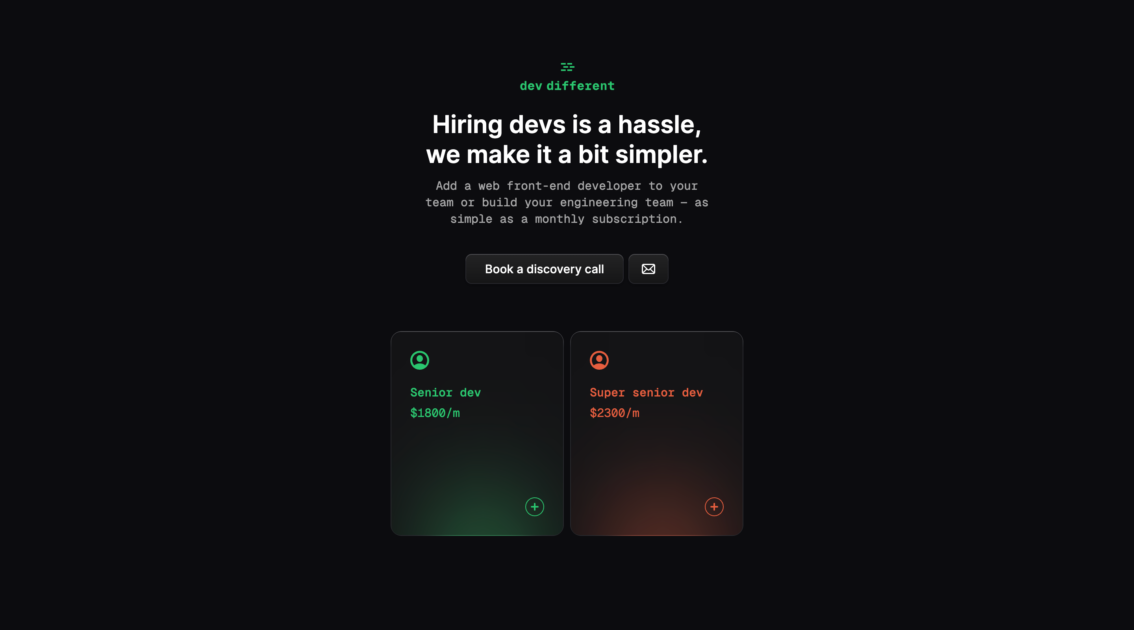Dev Different on Minimal Gallery
