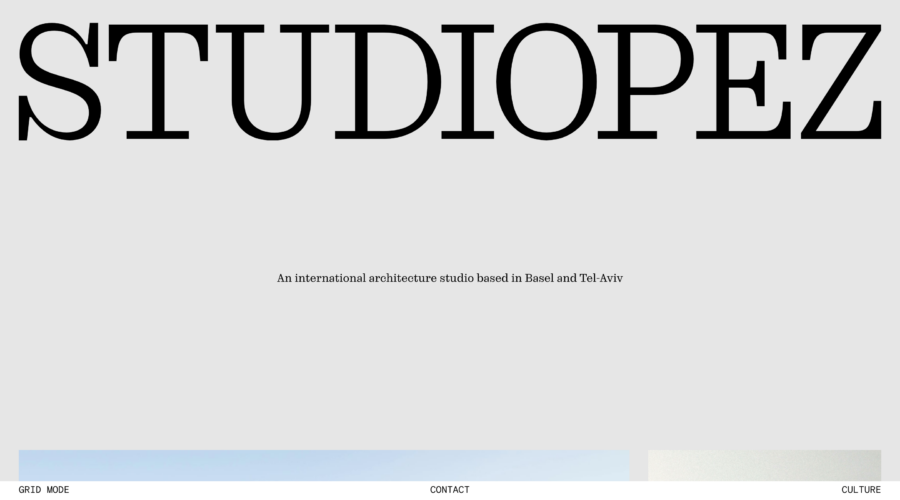 STUDIOPEZ website