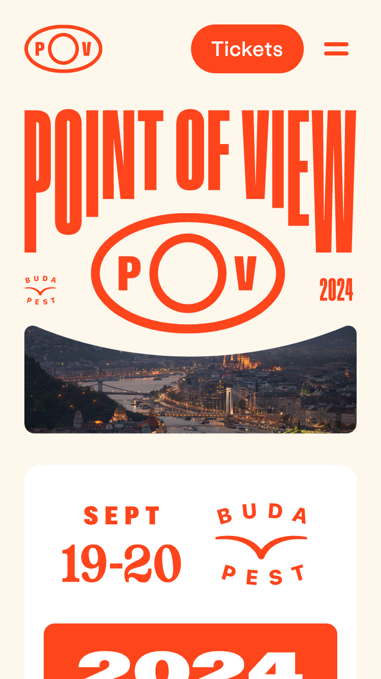 POV Budapest website