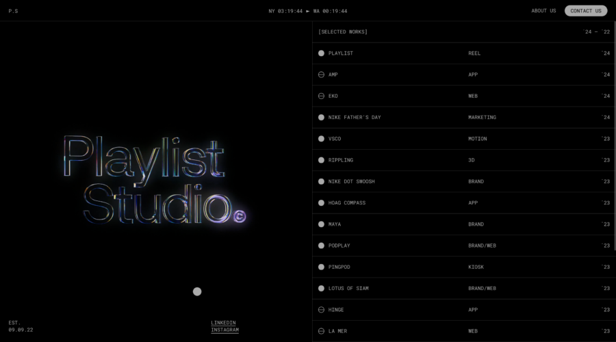 Playlist Studio website