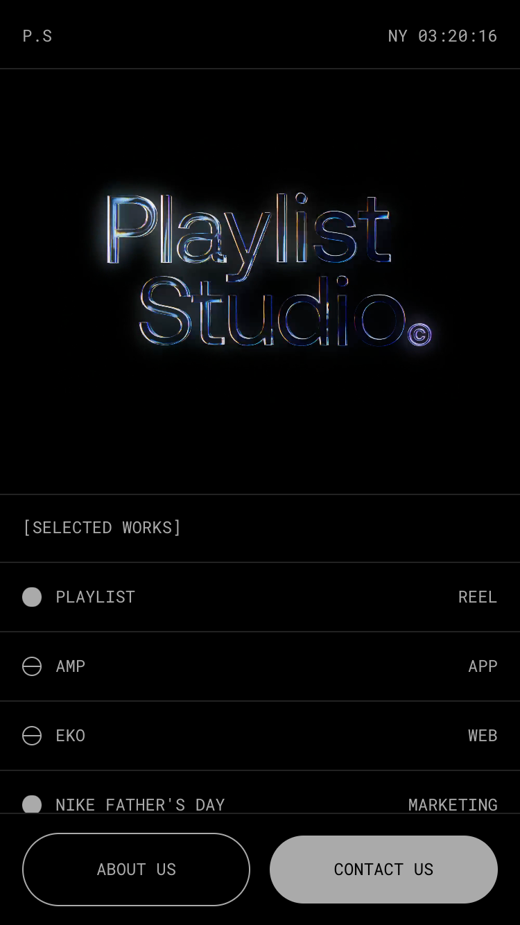 Playlist Studio website