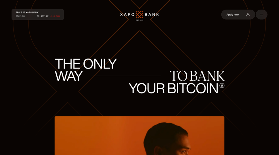 Xapo Bank website