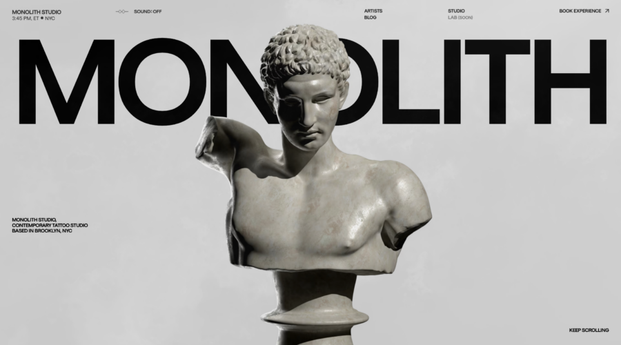 Monolith Studio website