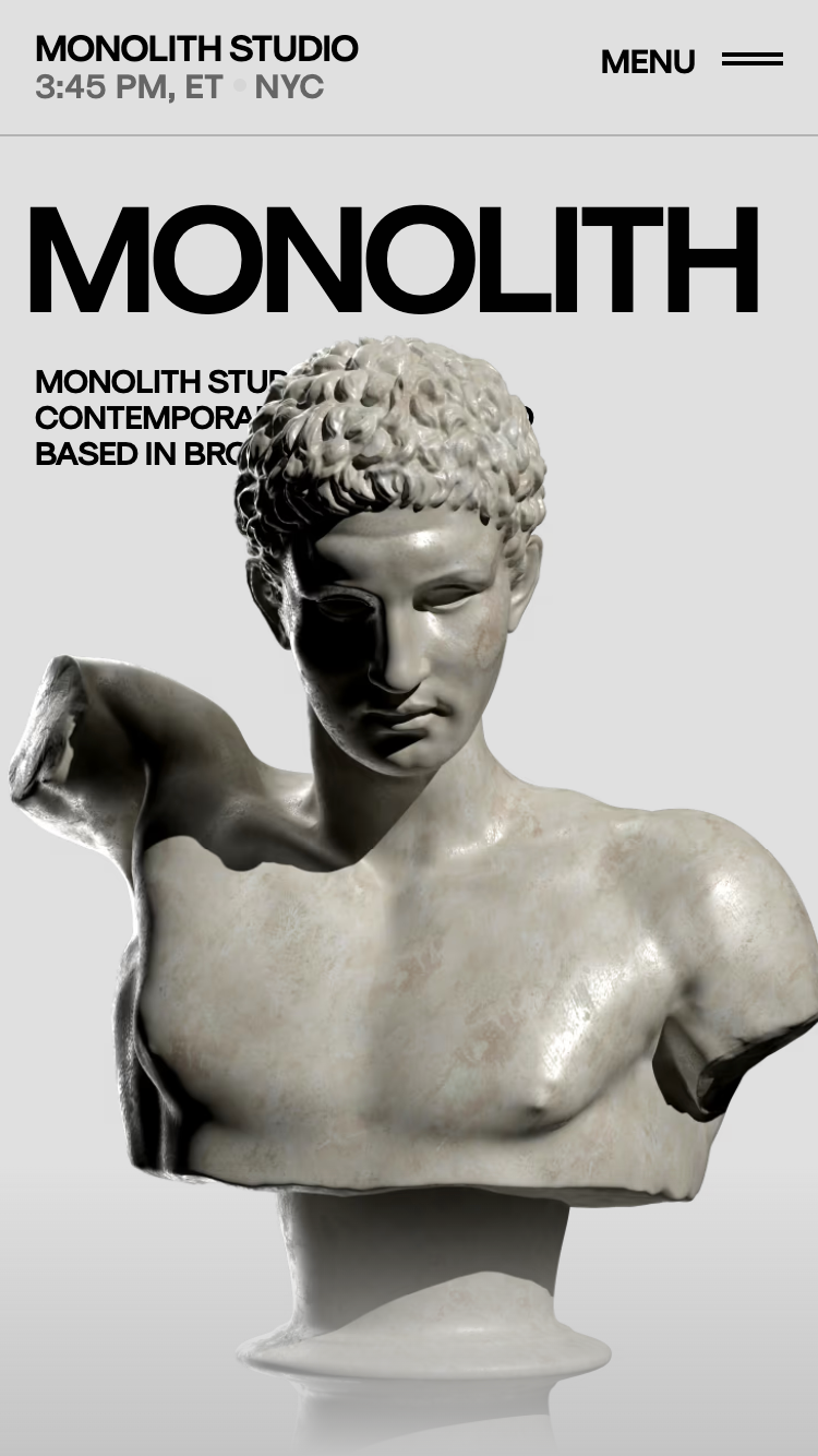 Monolith Studio website