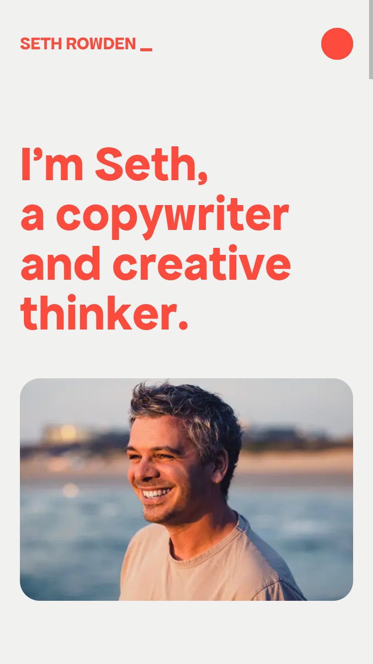 Seth Rowden website