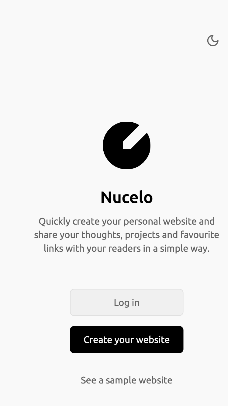 Nucelo website