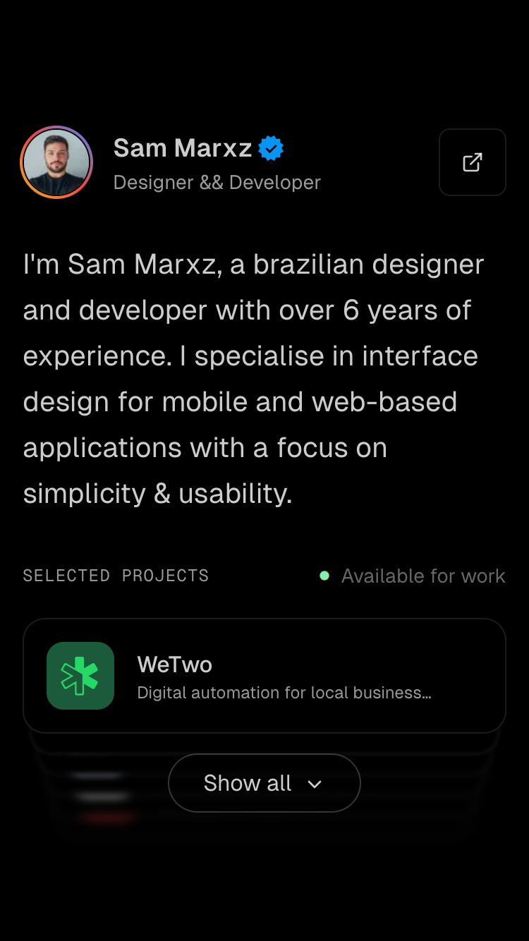 Sam Marxz website