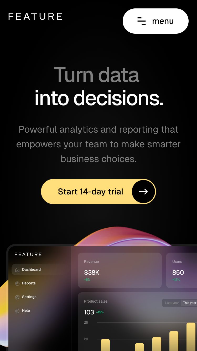 Feature website
