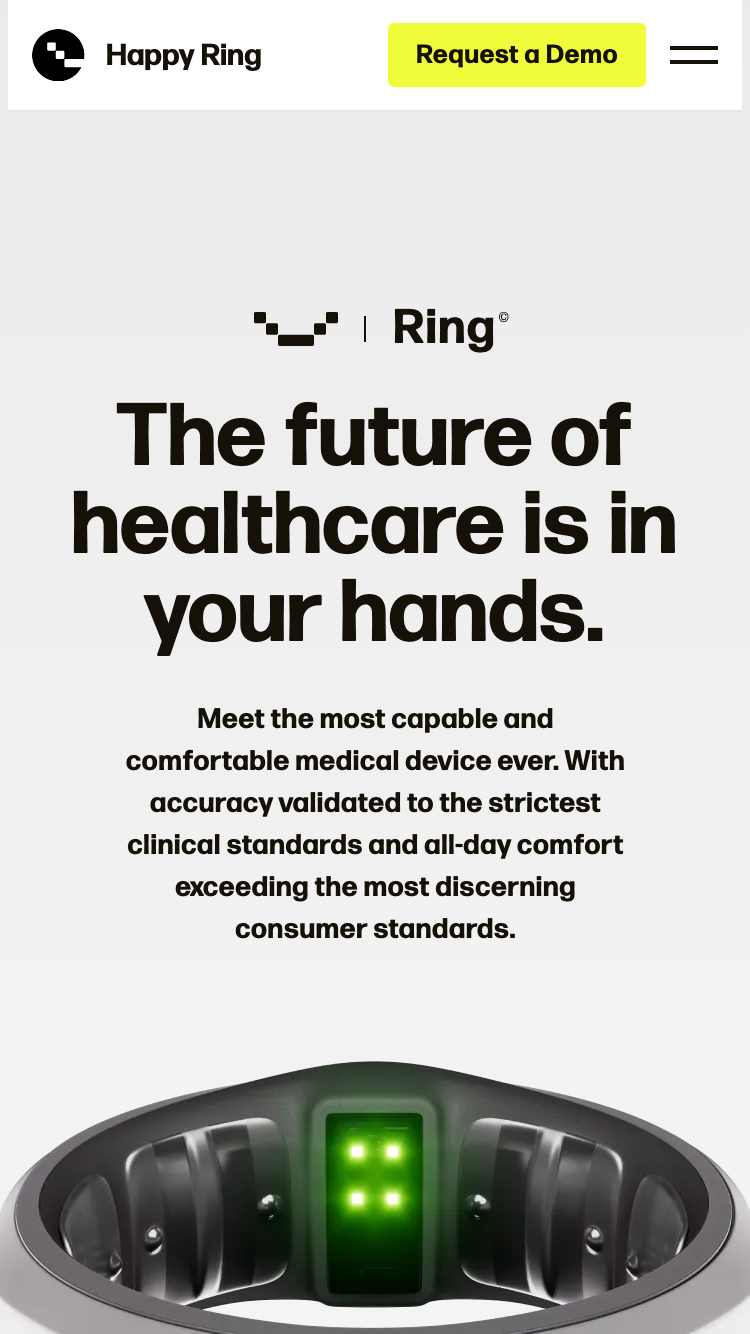 Happy Ring website
